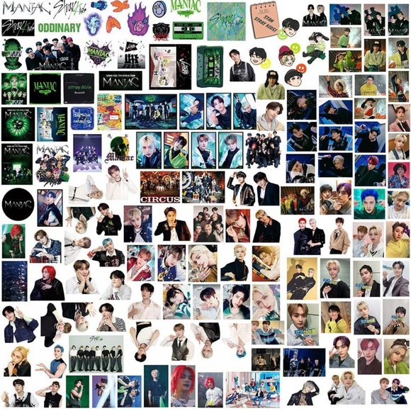Kpop Stray Kids Stickers 12 Vinyl Stickers - Mystery Bundle - Picture 2 of 5